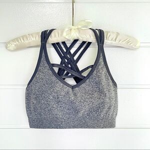 Reebok Seamless Front Interest Sports Bra Small